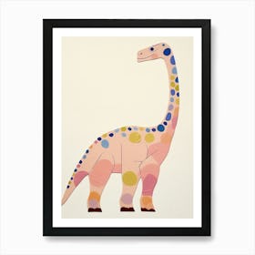 Nursery Dinosaur Art Diplodocus 2 Art Print