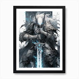 Grymshade, The Unyielding Skullclad Art Print