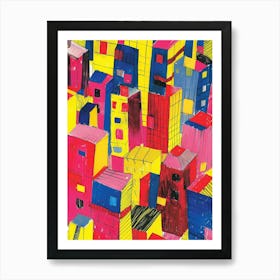 Cityscape 48 Art Print