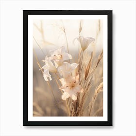 Boho Dried Flowers Lily 1 Affiche