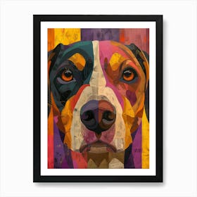 I Love Dogs Canvas Print Art Print