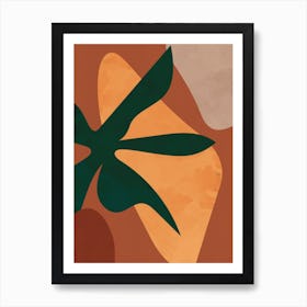 Abstract Bohemian Plant Art Print