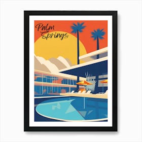 Palm Springs Travel Art Print