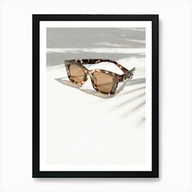 Travel Poster Sun glasses_2262142 Art Print