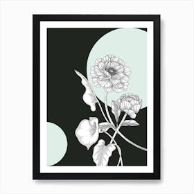 Chrysanthemums Art Print