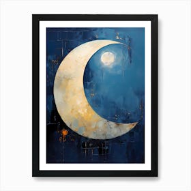 Moon Art 1 Art Print