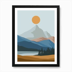 Mountain Landscape 17 Art Print