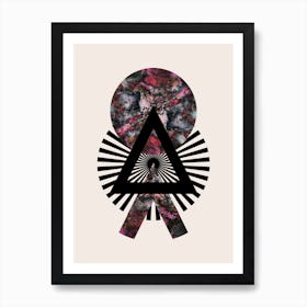 Orcus Geometric Art Print