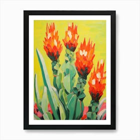Cactus Painting Trichocereus 1 Art Print