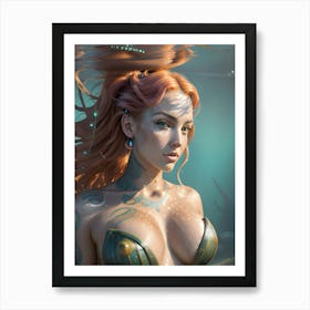 Mermaid -Reimagined 8 Art Print