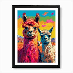 Llamas 1 Art Print