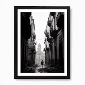 Catania, Italy,  Black And White Analogue Photography  4 Art Print