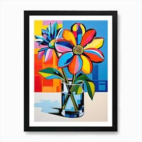 Flowers In A Vase 70 Art Print