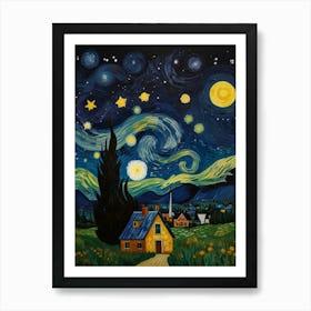 Starry Night 30 Art Print