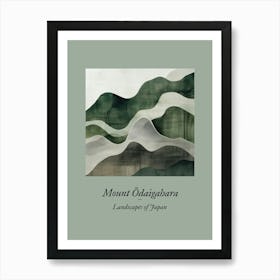 Landscapes Of Japan Mount Odaigahara 5 Art Print