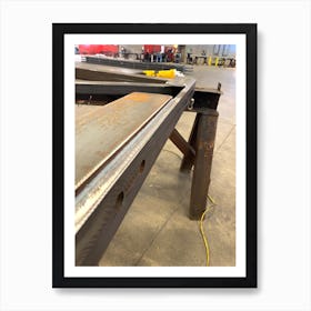 Steel Fabrication Art Print