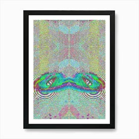 Psychedelic Eye Art Print