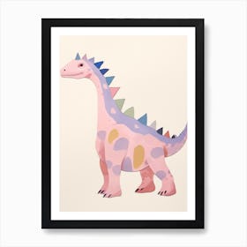 Nursery Dinosaur Art Styracosaurus 4 Art Print