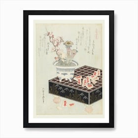 A Comparison Of Genroku Poems And Shells, Katsushika Hokusai 11 Art Print