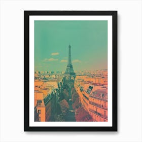 Paris Polaroid Inspired 4 Art Print
