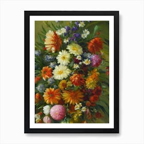 Gerberas Painting 2 Flower Art Print