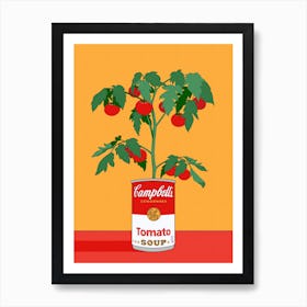 Campbells Tomato Soup Plant Illustration Art Print