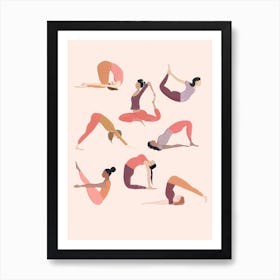 Yoga Ladies Art Print