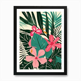 Tropical Flowers 18 Art Print