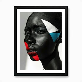 Portrait Of African Woman Art Print