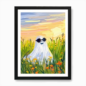 Ghost In The Meadow 2 Art Print