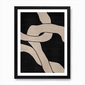 Ropes Modern Abstract Art Print