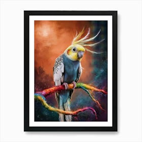 Cockatiel 1 Art Print