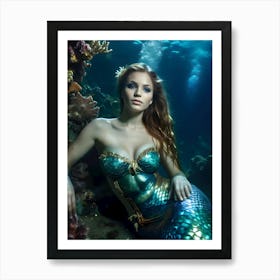 Mermaid-Reimagined 46 Art Print