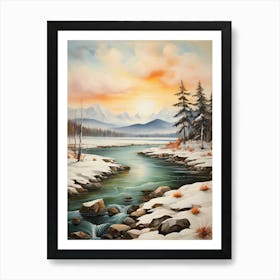 Winter Landscape 35 Art Print