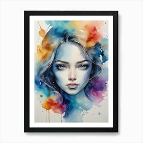 Watercolor Painting 2 Art Print