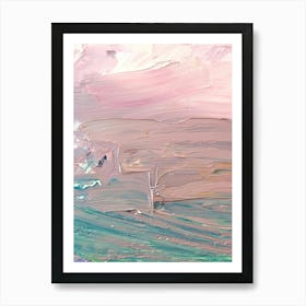 Sunset At The Beach Art Print