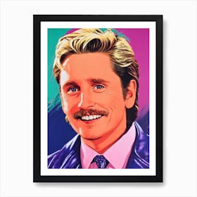 Emilio Estevez Pop Movies Art Movies Art Print