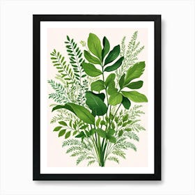 Botanical painting 1 Art Print