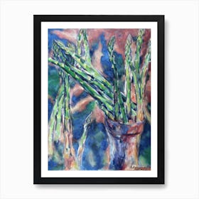 Asparagus Classic vegetable Art Print