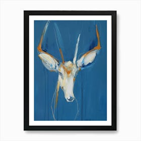 Antelope Head Art Print