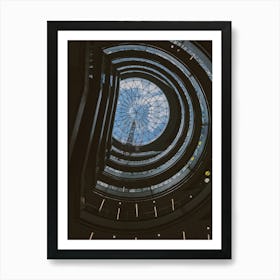 Building Ceiling Structure Dome Art Print