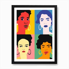 Women Of Color 1 Art Print