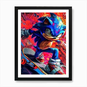 Sonic The Hedgehog Art Print