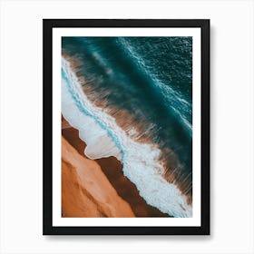 Aerial View Of A Beach 73 Art Print