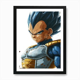 Dragon Ball Z Wallpaper 40 Art Print