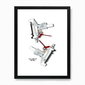 Uzi guns hypebeast Art Print