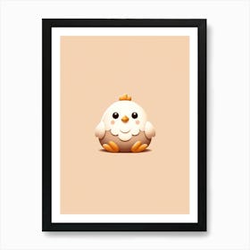Baby Chicken Nursery Baby Print Art Print