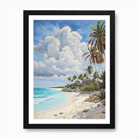 Beach Scene 8 Art Print