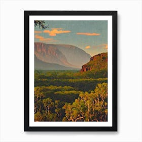 Kakadu National Park 2 Australia Vintage Poster Art Print