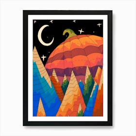 The Giant Pumpkin Art Print